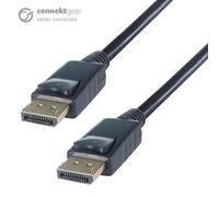 connektgear 2m V1.2 4K DisplayPort Connector Cable - Male to Male Gold Lockable Connectors