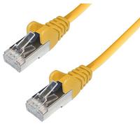 connektgear 3m RJ45 CAT6A SSTP Stranded Flush Moulded LS0H Network Cable - 26AWG - Yellow