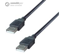 connektgear 3m USB 2 Connector Cable A Male to A Male - High Speed