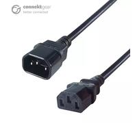 connektgear 5m Mains Extension Power Cable C14 Plug to C13 Socket