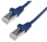 connektgear 5m RJ45 CAT6A SSTP Stranded Flush Moulded LS0H Network Cable - 26AWG - Blue