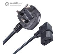 Connekt Gear 5m Right Angled IEC to 13A Mains Power Cable