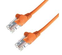 connektgear Group Gear 10 m RJ45 UTP CAT 5e 24AWG Stranded Flush Moulded Snagless Network Cable - Orange