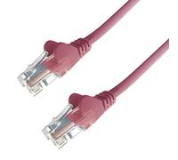 connektgear Group Gear 10 m RJ45 UTP CAT 5e 24AWG Stranded Flush Moulded Snagless Network Cable - Pink