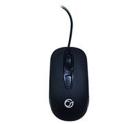 Computer Gear Wired Full Size 4 Button Optical Scroll Mouse Black