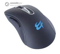 connektgear MO544 Wireless Full-Size 6 Button Optical Mouse - Black