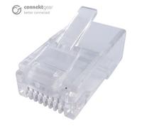 connektgear RJ45 CAT6 Crimp End Plugs - Pack of 10