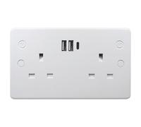 connektgear SMART Socket with USB C Fast Charging - Includes FAST Charging multi adapter cable