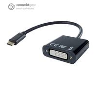 connektgear USB 3.1 Type C to DVI-I Active Adapter - Male to Female -