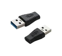 connektgear USB 3 Adapter A Male to Type C Female + OTG Black 26-0420