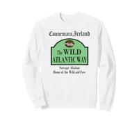 Connemara Ireland Pub Sign Design Wild Atlantic Way Souvenir Sweatshirt