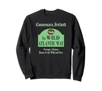 Connemara Ireland Pub Sign Design Wild Atlantic Way Souvenir Sweatshirt