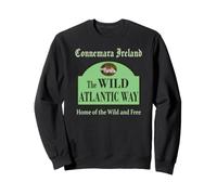 Connemara Ireland Pub Sign Design Wild Atlantic Way Souvenir Sweatshirt