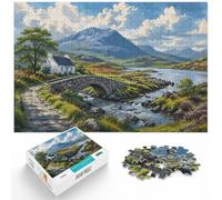Connemara National Park, Ireland Landscape Jigsaw Puzzle, 1000 Piece | For winter weekends, this adult jigsaw puzzle with 1000 pieces offers a screen-free activity for the Christmas break.