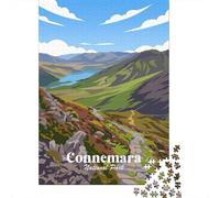 Connemara National Park Jigsaw Puzzle for Adults, 1000 Pieces, 52x38cm/1000pcs, Quiet Home Activity, Relaxing Indoor Time And Time at Home