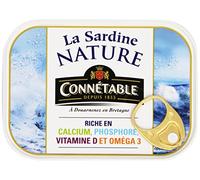 Connétable Sardine Nature 135 g - Pack of 6