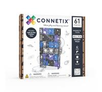 CONNETIX Magnetic Tiles Ball Run Galaxy Pack, 61 Pieces