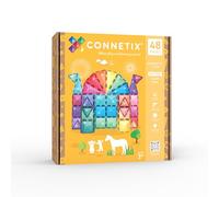 Connetix Magnetic Tiles Glitter Castle Pack, 48 Pieces