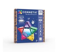 CONNETIX Magnetic Tiles Light Star Pack, 28 Pieces