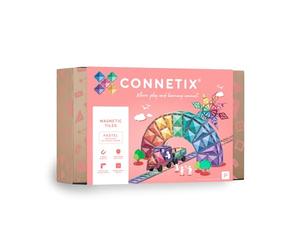 Connetix Magnetic Tiles Pastel Mega Pack, 202 Pieces