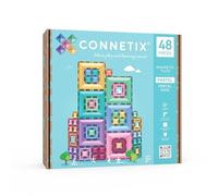 CONNETIX Magnetic Tiles Pastel Portal Pack, 48 Pieces