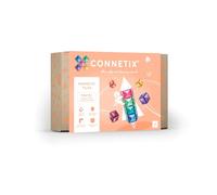 Connetix Magnetic Tiles Pastel Square Pack, 40 Pieces
