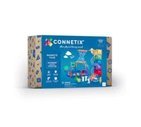 Connetix Magnetic Tiles Rainbow Ball Run Expansion Pack, 66 Pieces