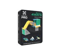 CONNETIX PRO Magnetic Tiles Build It 4 Ways Vehicles Pack, 30 Pieces | Unlock advanced building with strong magnetic tiles, four guided vehicle builds and engineering-inspired design. Ages 5+.