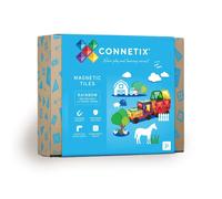 Connetix Rainbow Motion Construction Game 24 Pieces Clear Kids