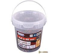 CONNEX B30042 Uni-Screws in Bucket 4,0x40 a500, Yellow, 4,0 x 40 mm (500 Stück)