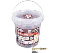 CONNEX B30085 Uni-Screws TX Bucket 6,0x100 a 85pcs, Gold, 6,0 x 100 mm (85 Stück)