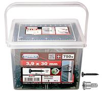 CONNEX B30123 3.9 x 30mm Dry Wall Screw with Fine Thread (750 Pieces)