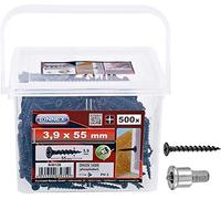 CONNEX B30128 Dry Wall scr. coarse THR.3,9x55, Multicoloured, 3,9 x 55 mm (500 Stück)