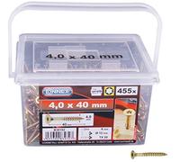 CONNEX B30192 Uni-Screws Bucket 4,0x40 TX 455pcs, 4,0 x 40 mm