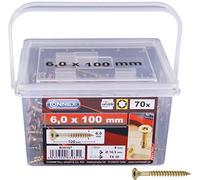 CONNEX B30197 Uni-Screws Bucket 6,0x100 TX 85pcs, 6,0 x 100 mm