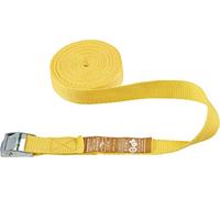 CONNEX B34408 Lashing Strap 125kg with Buckle, Yellow, 5 m x 25 mm
