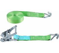 CONNEX B34416 Lashing Strap 6mx35mm 2000kg Ratch, Green, 6 m x 38 mm
