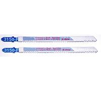 Connex COM300212 "Uni" Milled Jigsaw Blade of Bi-Metal, Silver/Blue, 132 mm, Set of 2 Piece