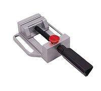 Connex COM870100 Machine Vice with Quick-Clamping Function, Silver/Black/Red, 100 mm