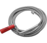 Connex COX260050 Plumber's Snake, Silver/Red, 9 mm x 5m
