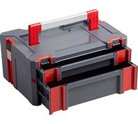 Connex COX566208 Storage Box Drawers Grey/Red, One Size