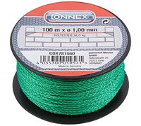 Connex COX781560 Mason's Lacing Cord, Green, 1 mm x 100 m