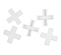 Connex COX792008 Plastic Tile Crosses, White, 5 mm, 200 Piece