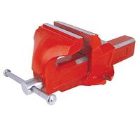 Connex COX872125 "Professional" Cast Iron Vice, Silver/Red, 125 mm