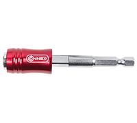 Connex COXB973200 2-in-1 Bit Holder - Suitable for Bits & Sockets - with Easy Quick Change Mechanism - Made of Chrome Vanadium Steel & Aluminium/Socket Holder for Cordless Screwdrivers