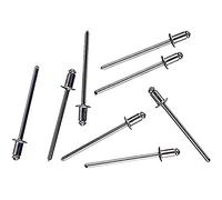 Connex COXT195406 Aluminium Blind Rivets, Silver, 4 x 6 mm, Set of 50 Piece