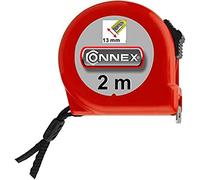 Connex COXT701258 Tape Measure with Stop Button, Multi-Colour, 8 m/25 mm