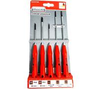 Connex COXT977009 Long Precision Screwdriver Set, Silver/Black/Red, 5 Piece