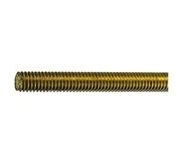 CONNEX DY250709 M8 x 1m Brass Threaded Rods