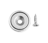 Connex DY7100011 Neodymium Disc Magnet with Round Hole and Screw Diameter 16 x 4.5 x 3.5 mm Extra Strong Magnet 7.5 kg Adhesive Force for Household and Workshop